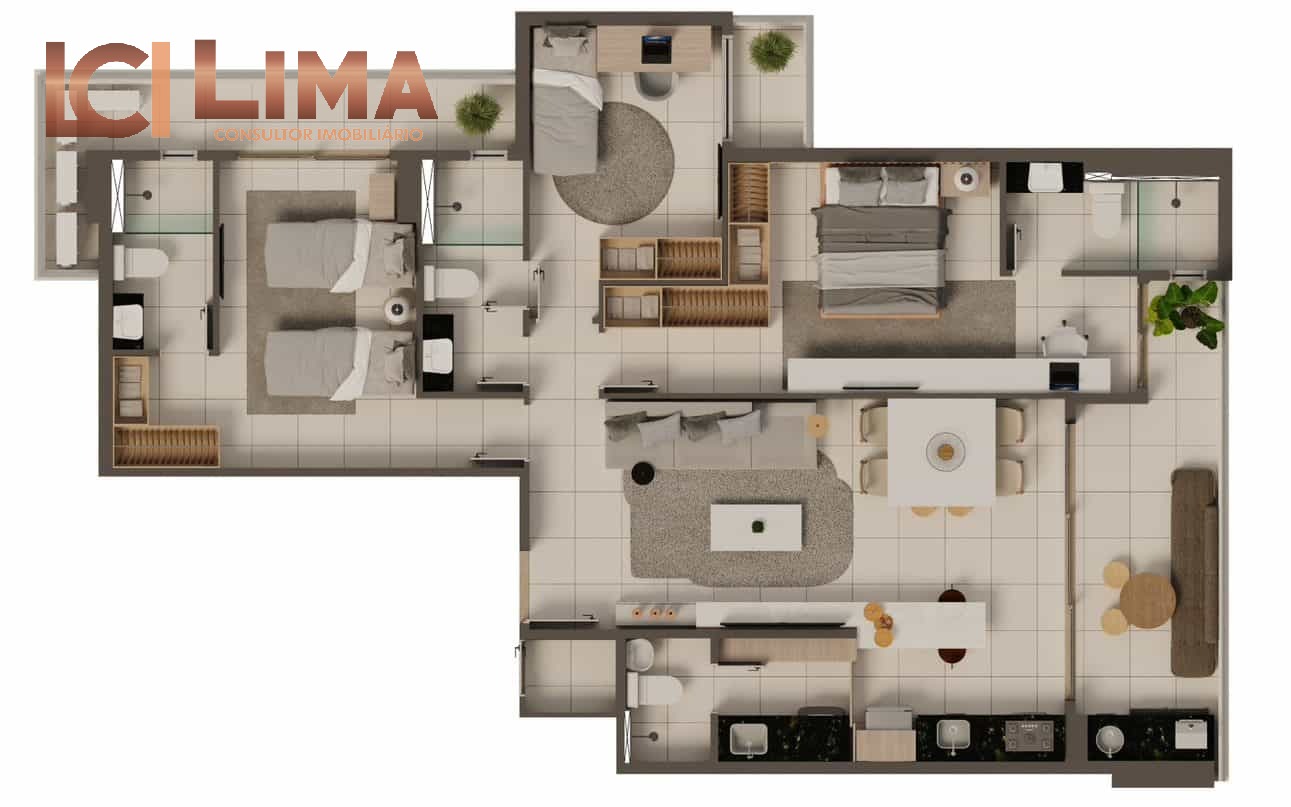 Apartamento à venda com 3 quartos, 109m² - Foto 21