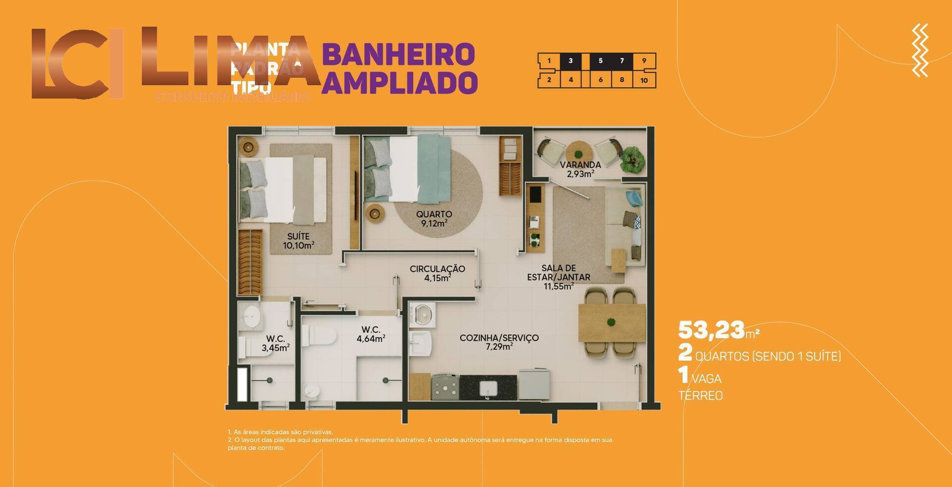 Apartamento à venda com 2 quartos, 51m² - Foto 11